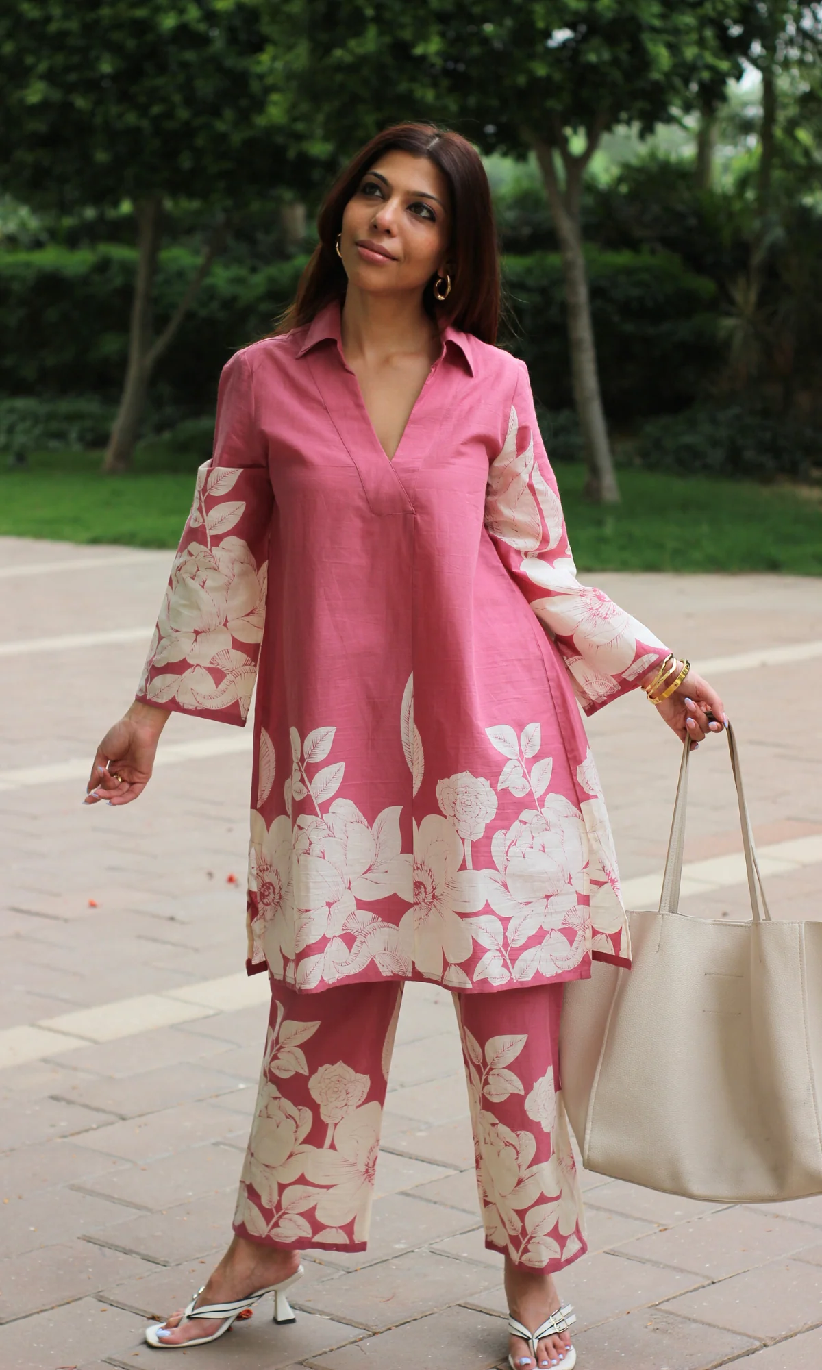 Cotton Blush Petal Poetry Co-ord - Image 3