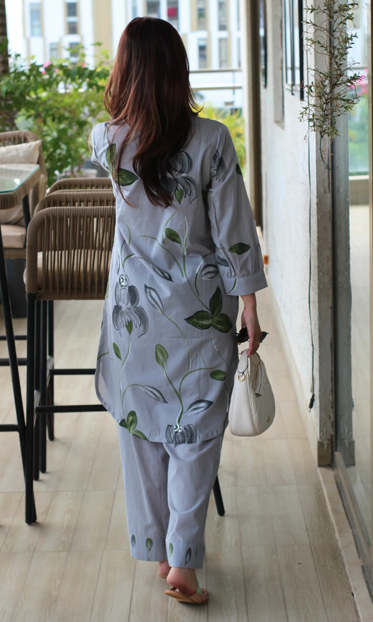 Myst Grey Handbrush Painted Co-ord - Image 5